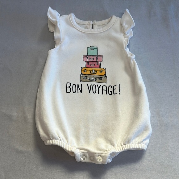 Indigo Baby Soft Cream One piece outfit/Romper - Picture 1 of 4